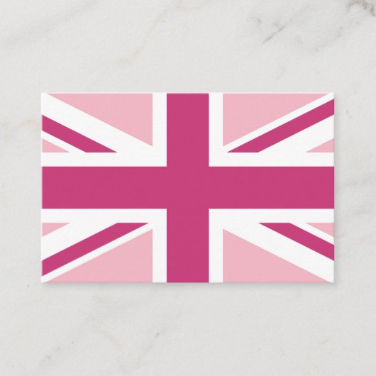 Creëer Uw eigen magenta en netaansluiting Visitekaartje (Voorkant)