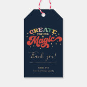 Creëer Uw eigen Magic Grl Pwr Girl Power Cadeaulabel (Achterkant)
