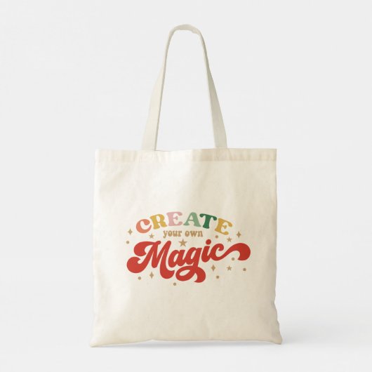 Creëer Uw eigen Magic Grl Pwr Girl Power Tote Bag (Achterkant)