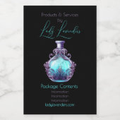 Creëer Uw eigen Magic Potion Apothecary Label Voedselcontainer Etiket (Enkel label)