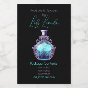 Creëer Uw eigen Magic Potion Apothecary Label Voedselcontainer Etiket