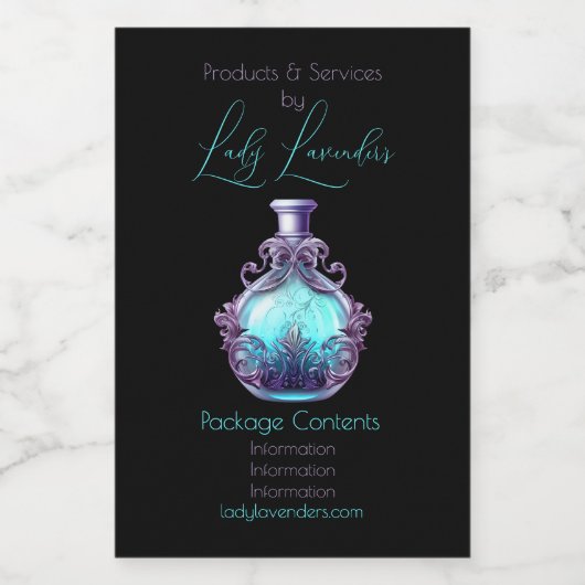 Creëer Uw eigen Magic Potion Apothecary Label Voedselcontainer Etiket (Enkel label)