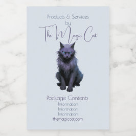 Creëer Uw eigen Magical Black Cat Apothecary Label Voedselcontainer Etiket