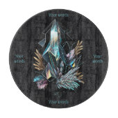 Creëer Uw eigen Magical Crystals Glass Altar Board Snijplank (Voorkant)