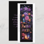 Creëer Uw Eigen Magische Bibliotheek Rozen Bladwij (Voorkant / Achterkant)