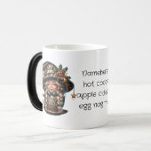 Creëer uw eigen magische Christmas Gnome Tea Cup Mok (Voorkant links)