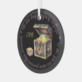 Creëer Uw Eigen Magische Doos & Gem Glas Ornament (Voorkant links)