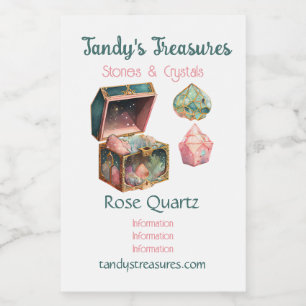 Creëer Uw eigen magische doos & kristallen Wijn Etiket