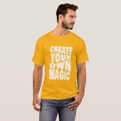 Creëer Uw eigen Magische Inspirerend Citaten T-Shi T-shirt (Voorkant volledig)