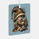 Creëer uw eigen magische kerstboom metalen ornament (Voorkant Rechts)