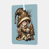 Creëer uw eigen magische kerstboom metalen ornament (Voorkant links)