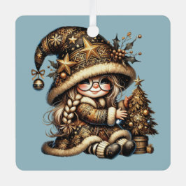 Creëer uw eigen magische kerstboom metalen ornament