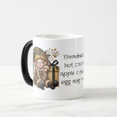 Creëer uw eigen magische kerstgnoom cadeau mok (Voorkant links)