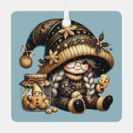 Creëer uw eigen magische kerstkoekjestrommel metalen ornament