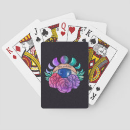 Creëer Uw eigen magische oogmaan & Rozen Pokerkaarten