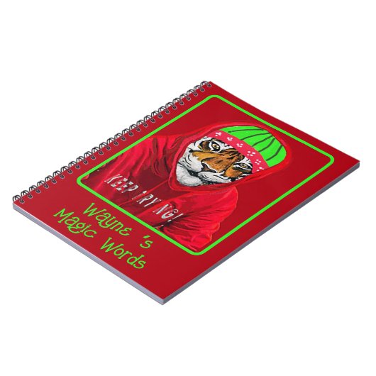 Creëer Uw eigen Magische Tijger Notitieboek (Linkerzijde)