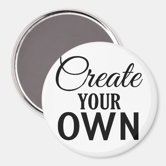 Creëer Uw eigen Magneet (Voorkant / Achterkant)