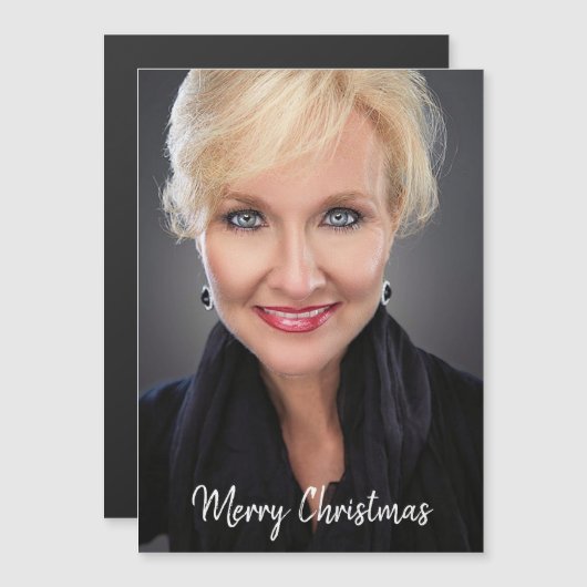 Creëer uw eigen magnetische fotokaart uitnodiging (Voorkant / Achterkant)