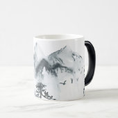 Creëer Uw eigen majestueuze bergen Magische Mok (Voorkant rechts)