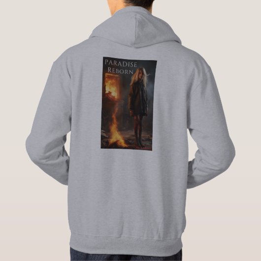 Creëer Uw eigen Mannen Klantenoverhemd Hoodie (Achterkant)