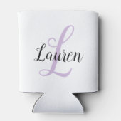 Creëer Uw Eigen Manuscript Monogramed Initiaal & N Blikjeskoeler (Achterkant)