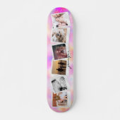 Creëer Uw Eigen Meisje Regenboog Glitter Modern Sc Persoonlijk Skateboard (Voorkant)