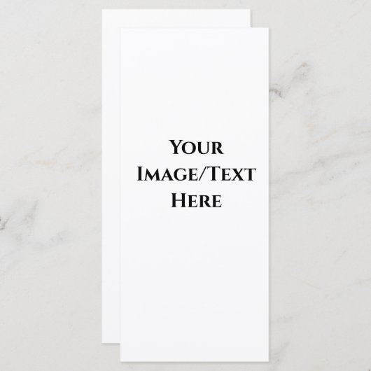 Creëer Uw eigen Menu (Voorkant / Achterkant)