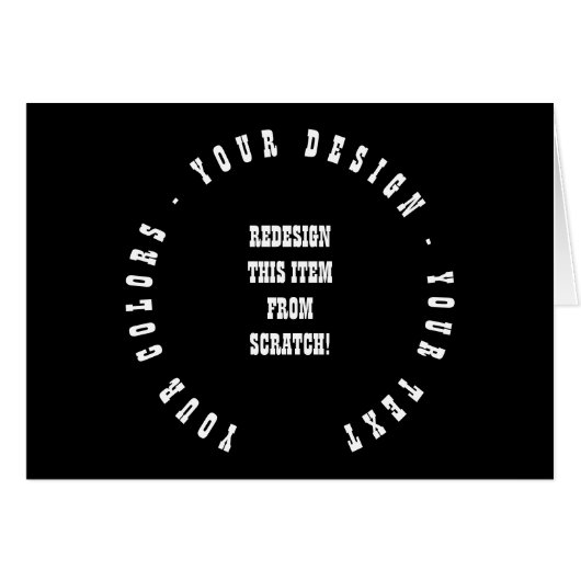 Creëer Uw eigen menukaart (Voorkant Horizontaal)