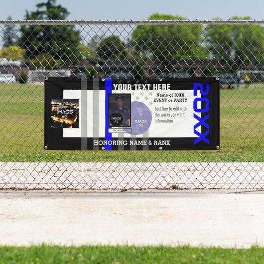 Creëer Uw Eigen met 3 afbeeldingen en 6 tekstregel Spandoek (Insitu)