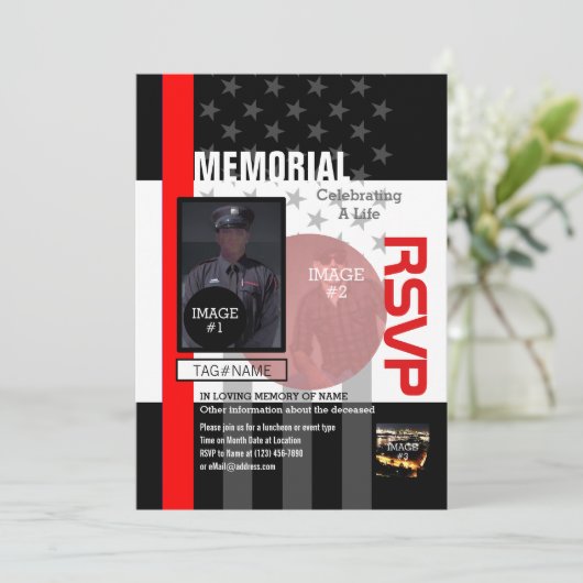 Creëer Uw Eigen met 4 afbeeldingen en 12 regels te Kaart (Staand voorkant)