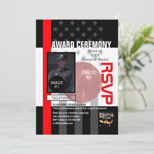 Creëer Uw Eigen met 4 afbeeldingen en 12 regels te Kaart (Staand voorkant)