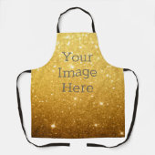 Creëer Uw eigen metalen Folie Glitter Faux Schort (Voorkant)