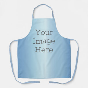 Creëer Uw eigen metalen ingevroren Ice Blue Faux-F Schort