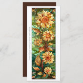 Creëer Uw eigen Metallic Zonnebloemen Bladwijzer (Voorkant / Achterkant)