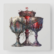 Creëer Uw eigen middeleeuwse rode gotische chalice