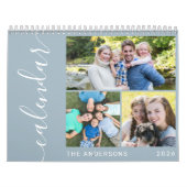 Creëer uw eigen minimaal 3 foto's collage script kalender (Hoes)