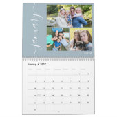 Creëer uw eigen minimaal 3 foto's collage script kalender (Jan 2027)