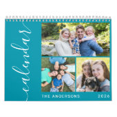 Creëer uw eigen minimaal 3 foto's collage script kalender (Hoes)