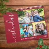 Creëer uw eigen minimaal 3 foto's collage script kalender