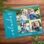 Creëer uw eigen minimaal 3 foto's collage script kalender