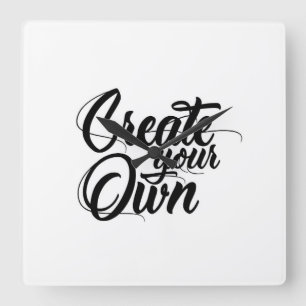 Creëer uw eigen minimale wandklok