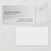 Creëer Uw eigen minimalistische elegante bruine Visitekaartje (Voorkant / Achterkant)