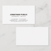 Creëer Uw eigen minimalistische moderne grafische  Visitekaartje (Voorkant / Achterkant)