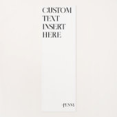 Creëer Uw eigen minimalistische offerte op maat Wi Yogamat (Voorkant)