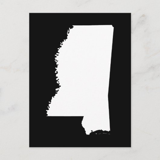 Creëer Uw eigen Mississippi-bewegende aankondiging Briefkaart (Voorkant)