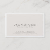 Creëer uw eigen modern, minimalistisch assortiment visitekaartje (Voorkant)