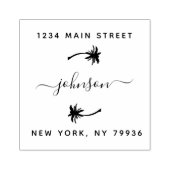 Creëer Uw eigen modern retouradres Rubberstempel (Afrduk)