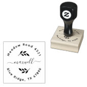Creëer Uw eigen, modern retouradres Rubberstempel (Gestempeld)
