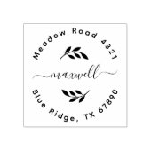 Creëer Uw eigen, modern retouradres Rubberstempel (Afrduk)