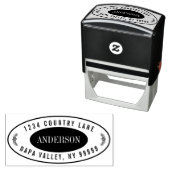 Creëer Uw eigen modern retouradres Zelfinkkend Zelfinktende Stempel (In situ)